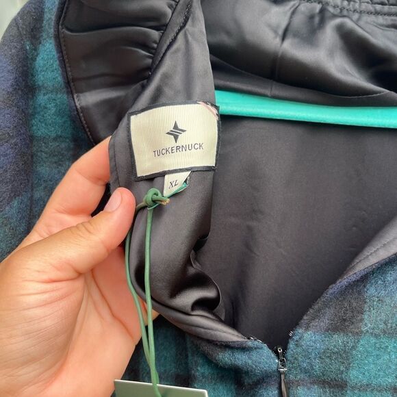 Tuckernuck Blackwatch Plaid Faye Bow Blouse NWT - Picture 8 of 11